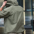 M43 Parka Dark Green Deck Coat – Solid Color Hooded Outdoor Jacket